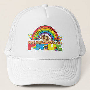 LGBTQ - Stolz und Regenbogen Truckerkappe
