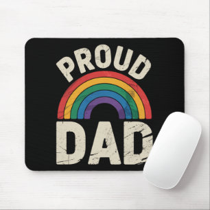 LGBTQ stolzer Vater Gay Pride LGBT Verbündeter Vat Mousepad