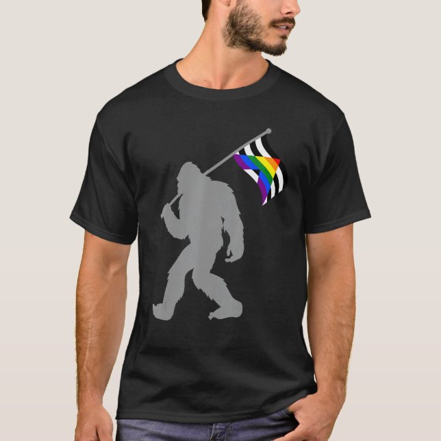 LGBTQ: Straight Alliance Prilag auf Straight Gay T-Shirt (Vorderseite)