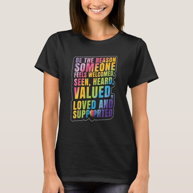 LGBTQ Support LGBT Pride Month T-Shirt (Vorderseite)