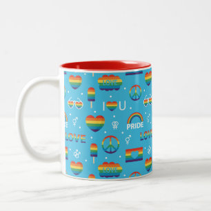 LGBTQ-Tasse Zweifarbige Tasse