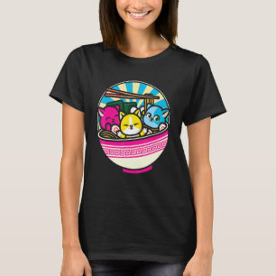 LGBTQ Tier Lesbische Katze Pansexual Flag Pan Prid T-Shirt