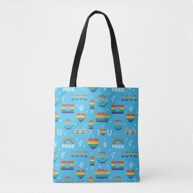 LGBTQ-Tote-Bag Tasche (Vorderseite)
