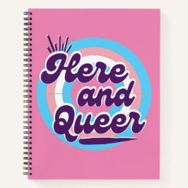 LGBTQ: Transgender Flag - Hier und Que Notizbuch