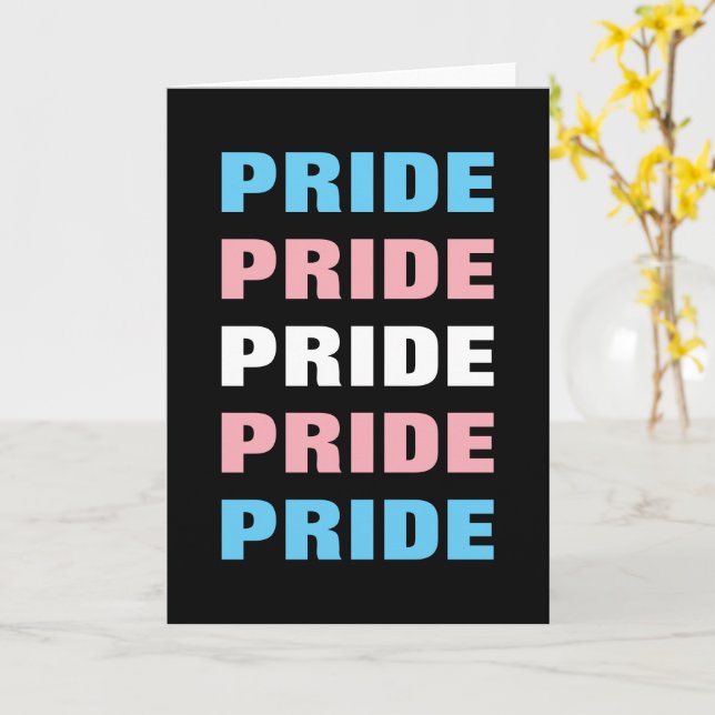 LGBTQ Transgender-Preis für benutzerdefinierbaren, Karte (Gelbe Blume)