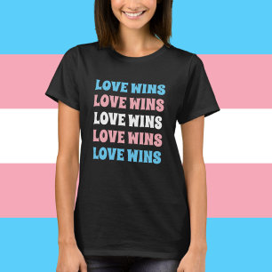 LGBTQ Transgender Stolz Benutzerdefinierter Wieder T-Shirt