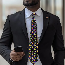 LGBTQ und Tulips-Blume Krawatte