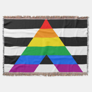 LGBTQ+ Unterstützerflagge Decke