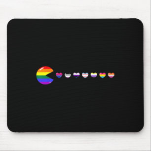 LGBTQ-Unterstützung Videospiel Lustig Gay Pride Mo Mousepad