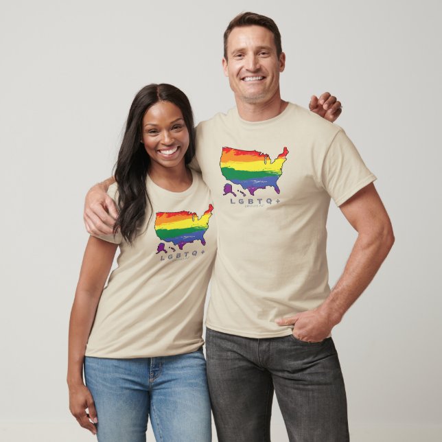 LGBTQ+ US Proof AF T-Shirt (Unisex)