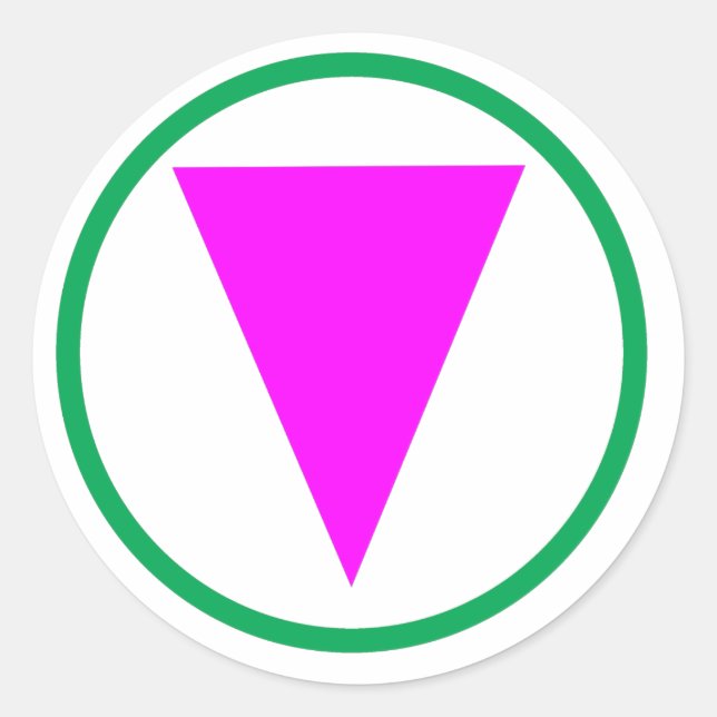 LGBTQ-Verbündeter. Runder Aufkleber (Vorderseite)