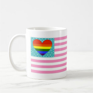 LGBTQI-Banner Kaffeetasse