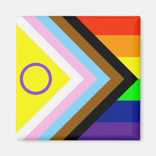 LGBTQI PRIDE FLAG TOTE BAG MAGNET