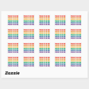 LGBTQI+ Stolz: Stolz auf mich - Quee Liebe Quadratischer Aufkleber