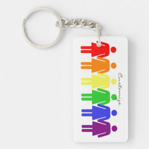 LGBTQIA 2017 der Rechte der Frauen Schlüsselanhänger