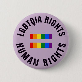 LGBTQIA berichtigt gleiche Menschenrechte Button