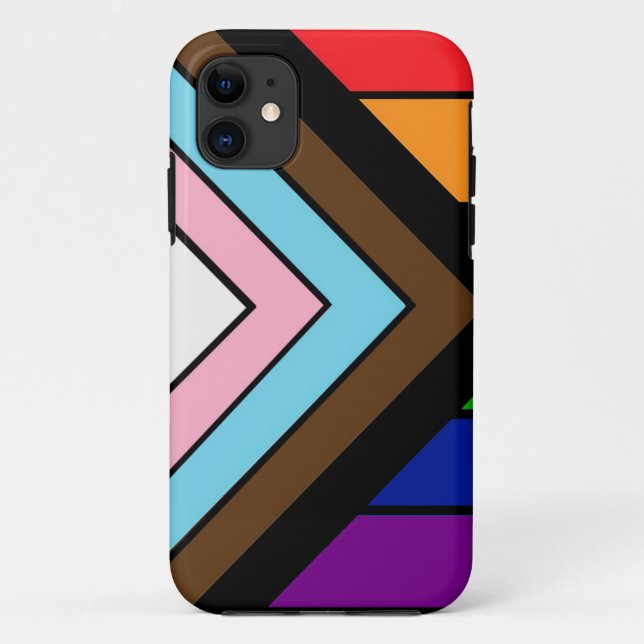 LGBTQIA+-Flag Case-Mate iPhone Hülle (Rückseite)