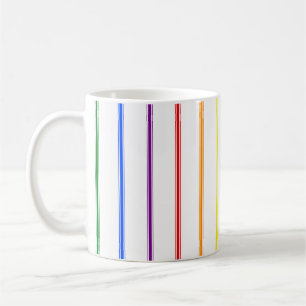 LGBTQIA-Gay Pride 6 Regenbogen-Knickband Kaffeetasse