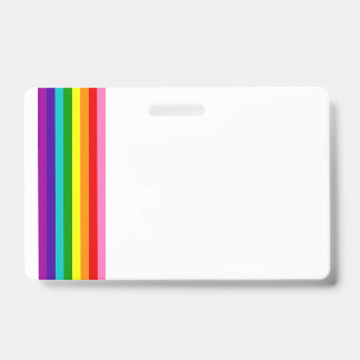LGBTQIA-Gay Pride mit Regenbogenflagge Horizontale Ausweis