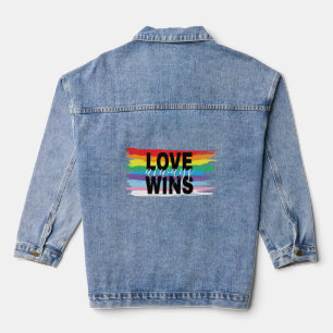 LGBTQIA L'amour gagne toujours Rainbow Pride Débar