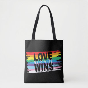 LGBTQIA L'amour gagne toujours, Rainbow Pride Sac