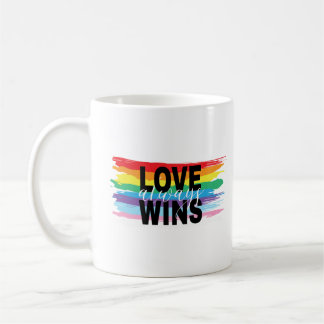 LGBTQIA-Liebe gewinnt immer Rainbow Pride Tank Top Kaffeetasse