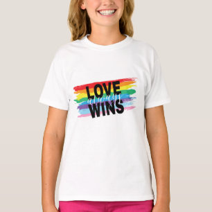 LGBTQIA-Liebe gewinnt immer Rainbow Prix Cool T-Shirt