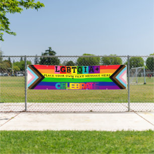 LGBTQIA+ PERSONALISIERTER GAY PRIDE BANNER