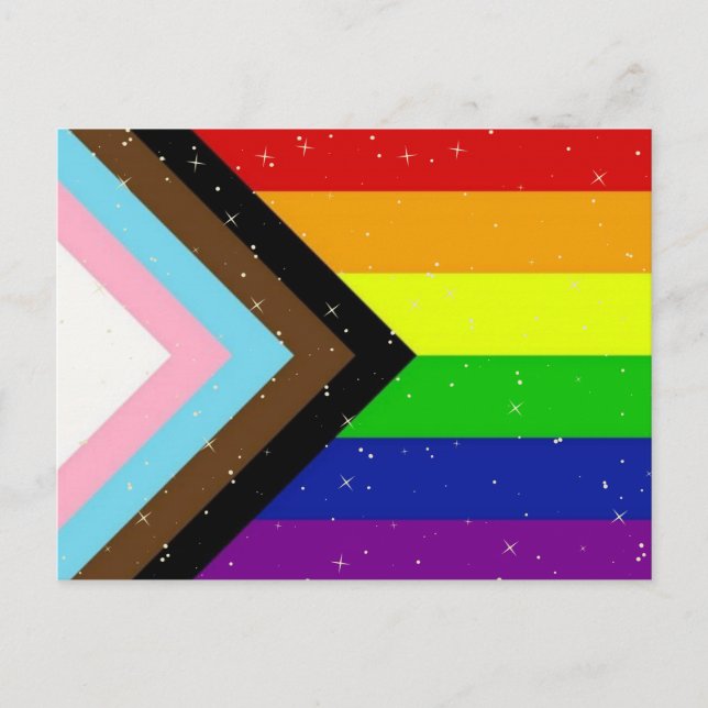 LGBTQIA+ PRIDE POSTCARD POSTKARTE (Vorderseite)