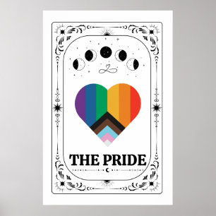 LGBTQIA Pride Tarot Gay Trans Queer Regenbogen Zod Poster