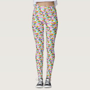 LGBTQIA+ Queer gewellte Pride-Flaggen-Fans Leggings