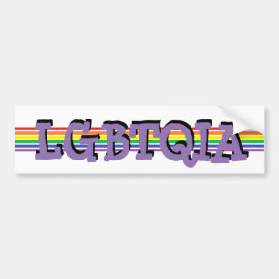 LGBTQIA-Regenbogen-Aufkleber Autoaufkleber