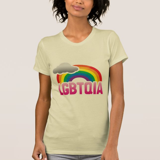 LGBTQIA REGENBOGEN T-Shirt (Vorderseite)