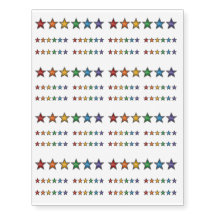 LGBTQIA+-Regenbogenstars mit Chrome-Rahmen
