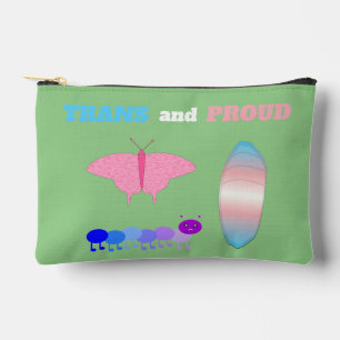 LGBTQIA Transgender Pride Raupe zum Schmettern Zubehörtasche