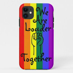 LGBTQIA+ Wir sind zusammen lauter Case-Mate iPhone Hülle