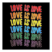 LgbtqLove ist Liebe Typografie