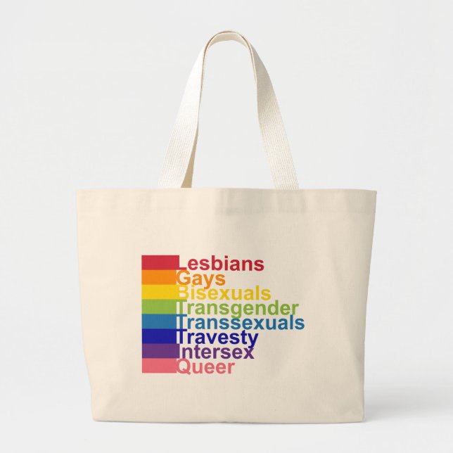 LGBTTTIK JUMBO STOFFBEUTEL (Vorne)