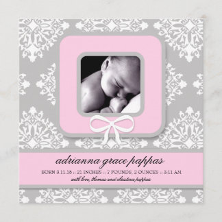 LGC | Graue und rosa Damaskus Girl Ankündigung