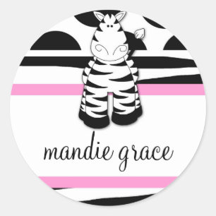 LGC Polka Dotted Zebra Sticker