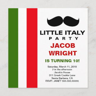 LGC wenig Italien-Party Einladung
