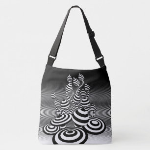 Lge Cross Body Tasche Magic Mushrooms optischer De