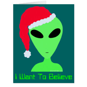 LGM-Alien glaubt an Weihnachts-Geek-Spaß-Funny