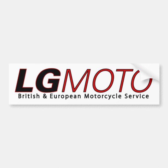 LGmoto Autoaufkleber (Vorne)