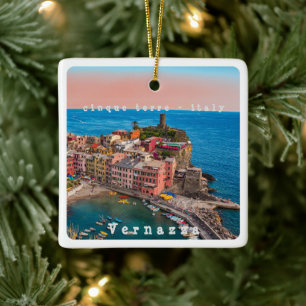 LGR002 VERNAZZA, Cinque Terre, Italien Keramikornament