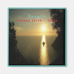 LGR003 ROCK OF FERALE - Cinque terre - Kühlschrank Magnet