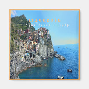 LGR004 MANAROLA - Cinque Terre - Italien - Kühlsch Magnet