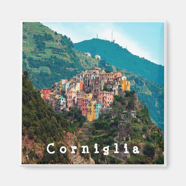 LGR019 CORNIGLIA - Cinque Terre - Italien - Kühlsc Magnet (Vorne)