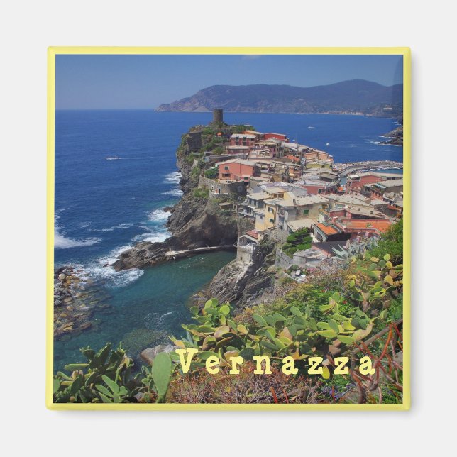 LGR024 VERNAZZA - Cinque Terre - Italien - Kühlsch Magnet (Vorne)