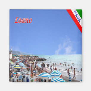 LGR086 LOANO, Strand, Ligurien, Italien, Kühlschra Magnet